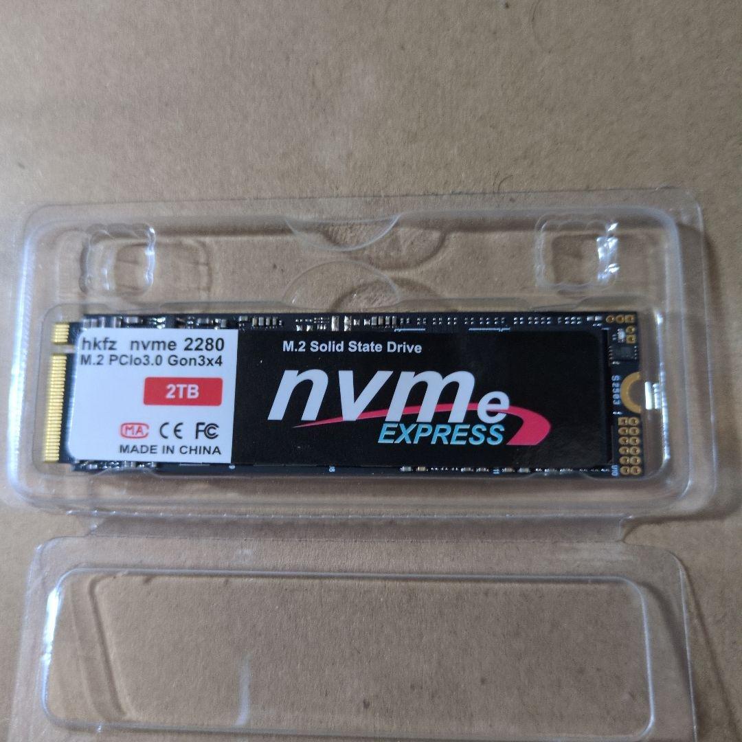内蔵型SSD M.2 2280 NVMe SSD 2TB PCIe 3.0 x4