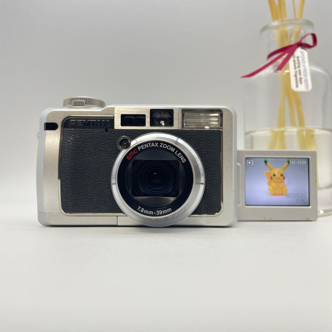 名機 美品✨PENTAX Optio 750Z✨動作確認済 スマホ転送◯ 自撮り