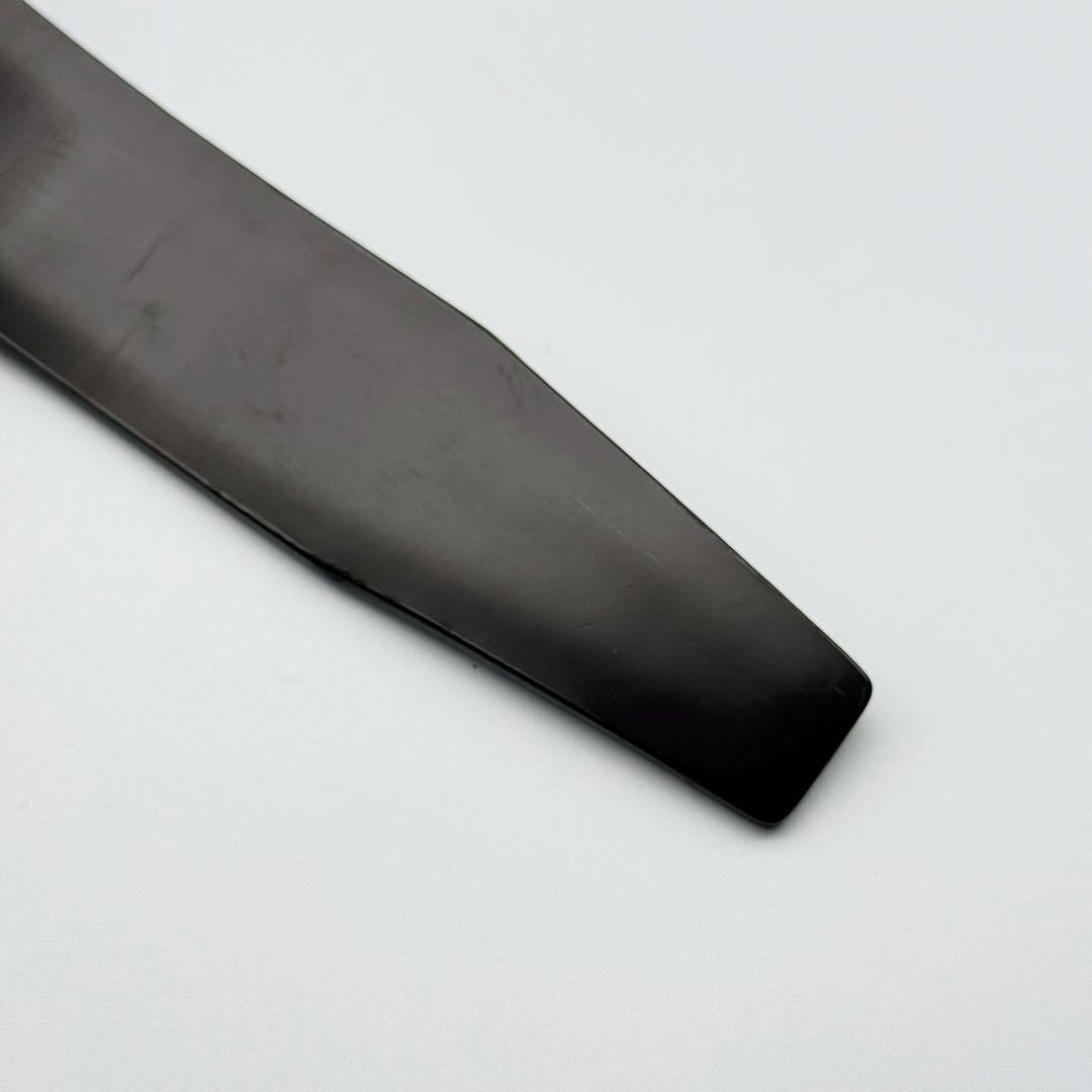 ✨良品✨PRADA ベルト シルバー金具 ビジネス 紳士 ブラック 純正ベルト