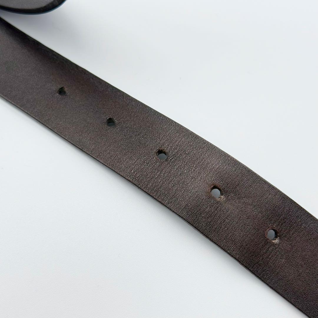 ✨良品✨PRADA ベルト シルバー金具 ビジネス 紳士 ブラック 純正ベルト