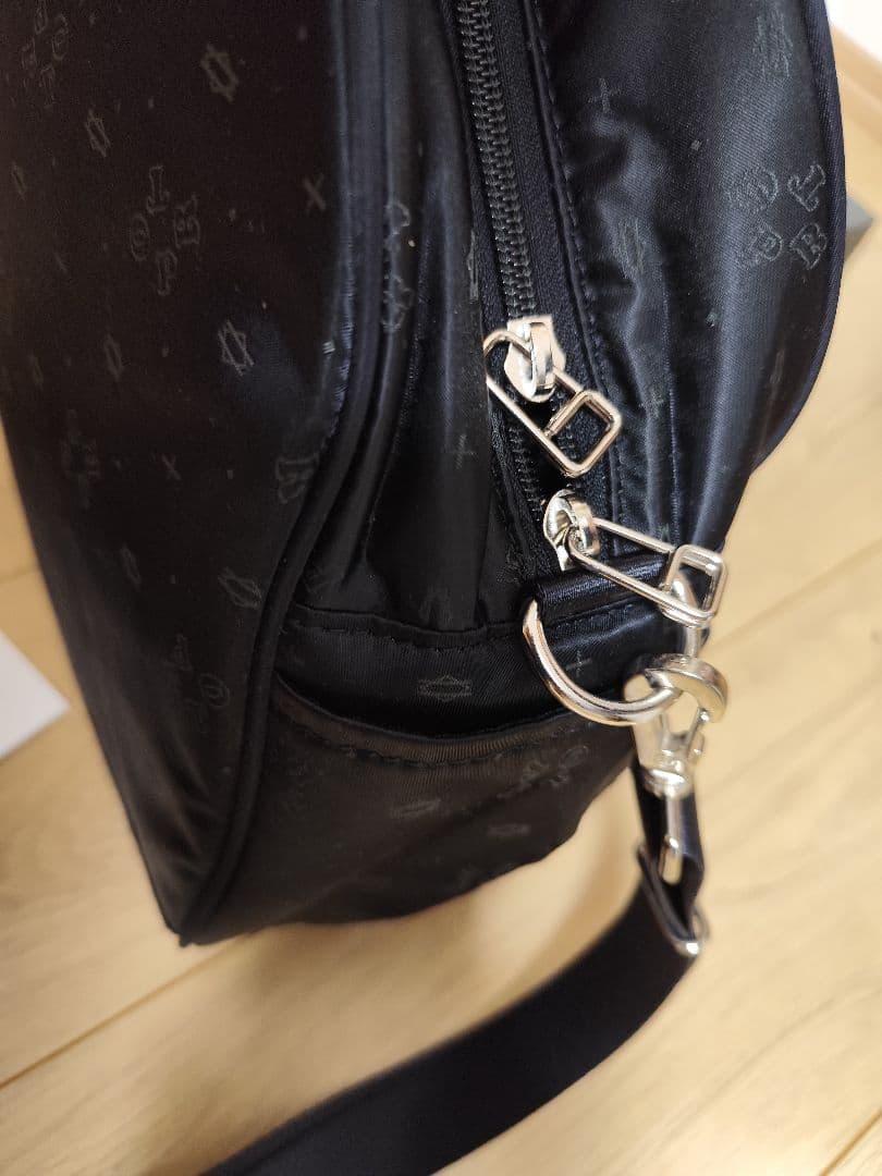 POTR 2WAY ボストンバッグ 黒 ショルダーバッグ monogram
