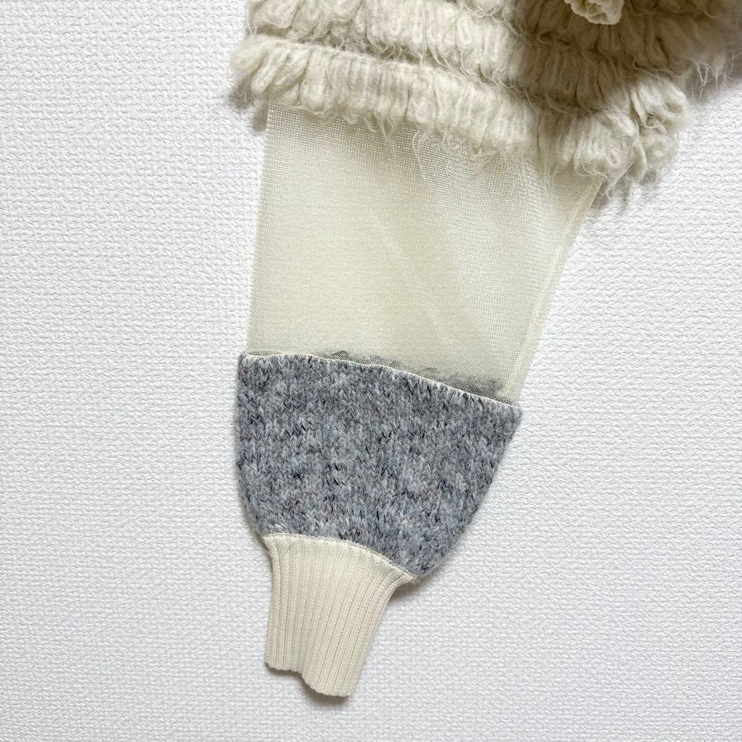 【新品タグ付き】HeRIN.CYE ヘリンドットサイ ショート丈 ニット 長袖