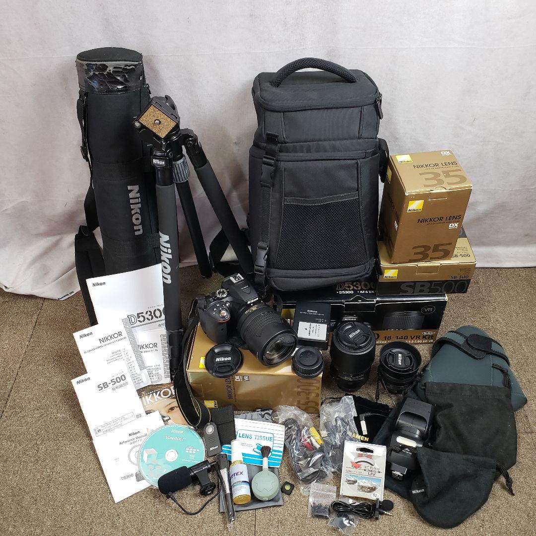 Nikon D5300 デジタル一眼レフカメラ カメラレンズ 付属品多数あり