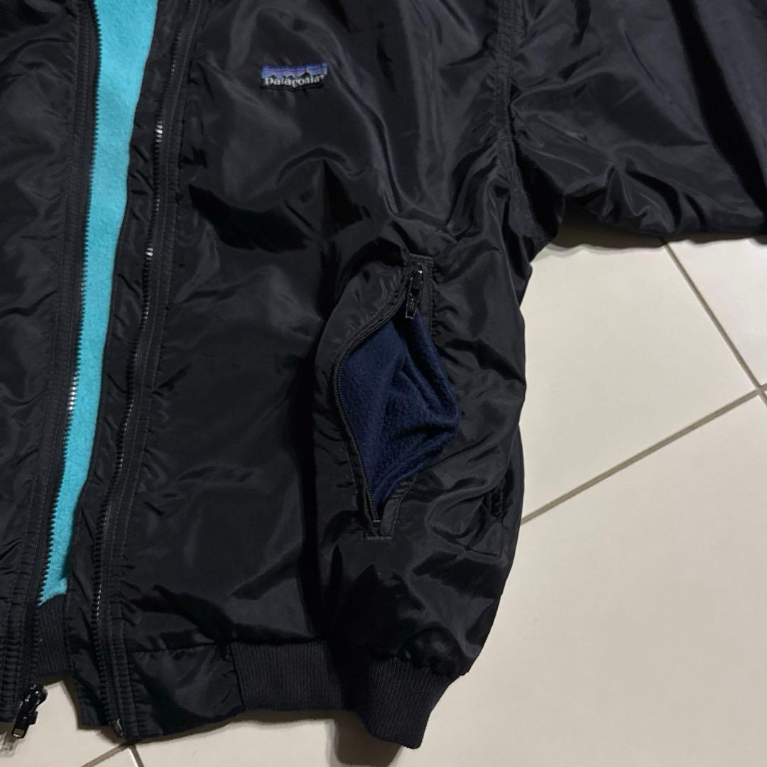 80's Patagonia シェルドシンチラ ブラック サイズ10(M相当)