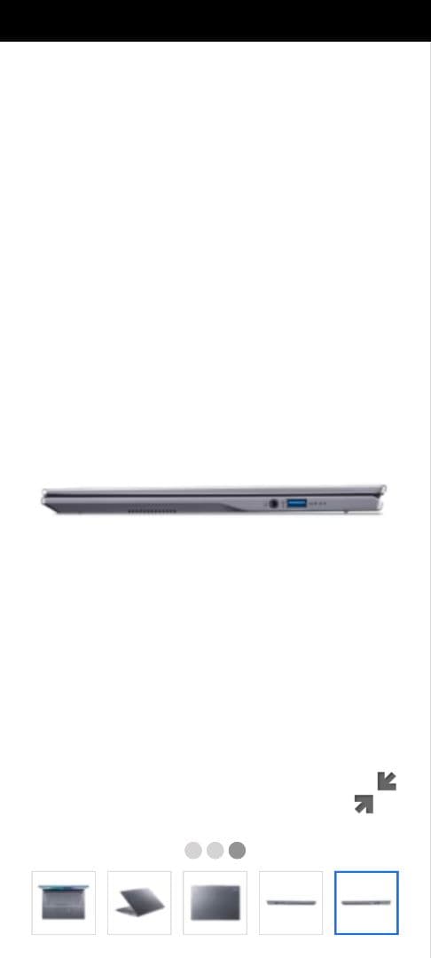 週末値下げ　大幅値下げAIパソコン　Acer Swift 14 AI 　 新品級