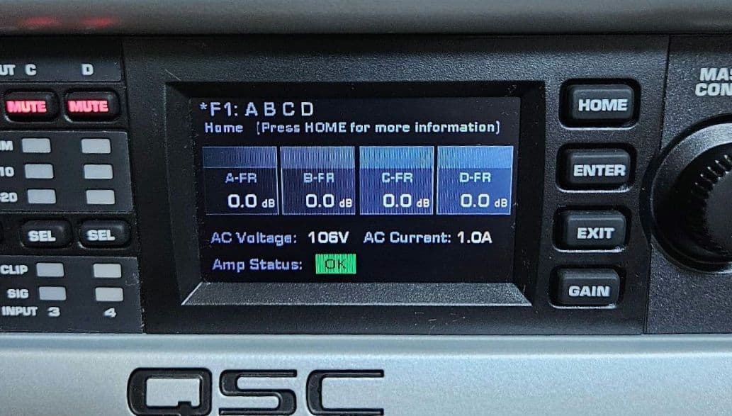 QSC PLD4.3 4ch パワーアンプ 業務用 PA