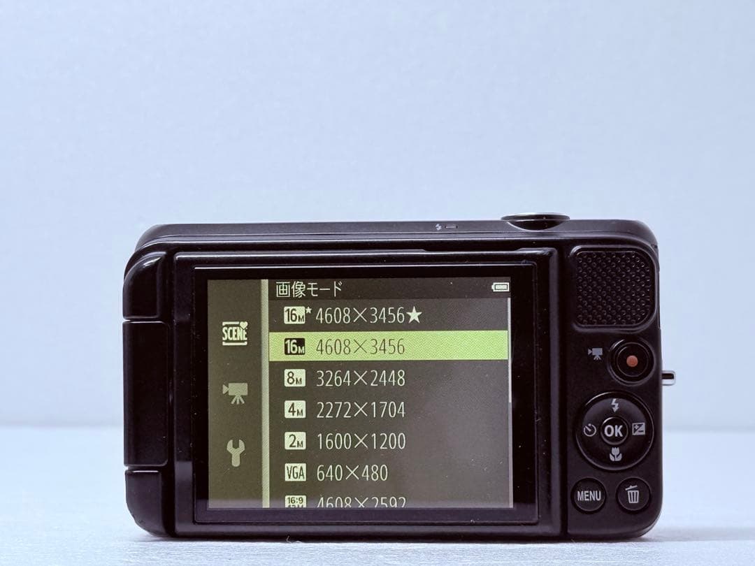 Nikon COOLPIX S6600 ブラック 自撮り可 wifi転送可 人気