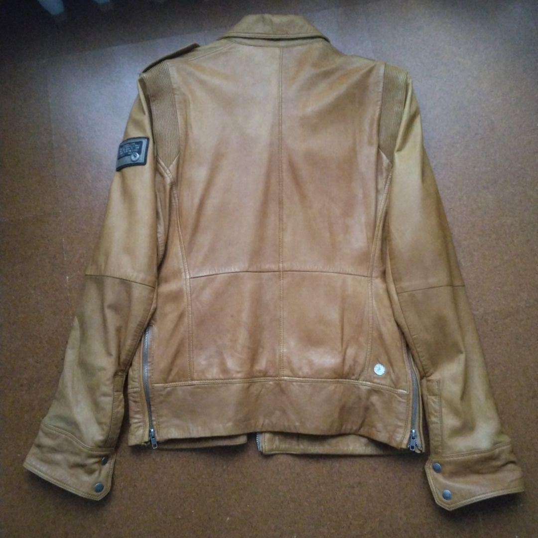 DIESELメンズ 明るめブラウン 羊革ジャケット L
