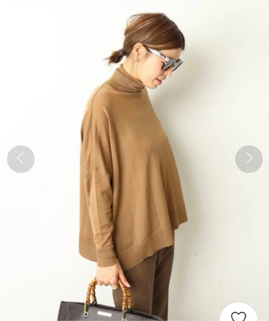 美品✨ドゥーズィエムクラス MILLENNIUM タートルネック キャメル