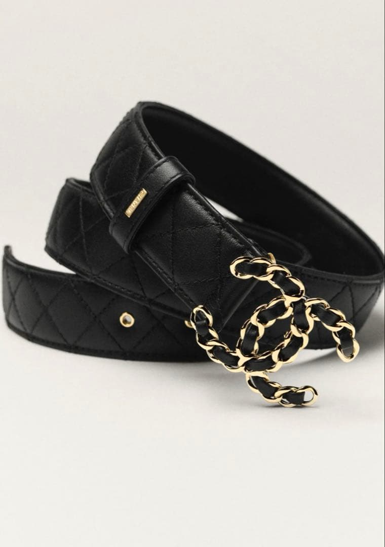 Mさん専用　CHANEL ブラック キルティング ベルト