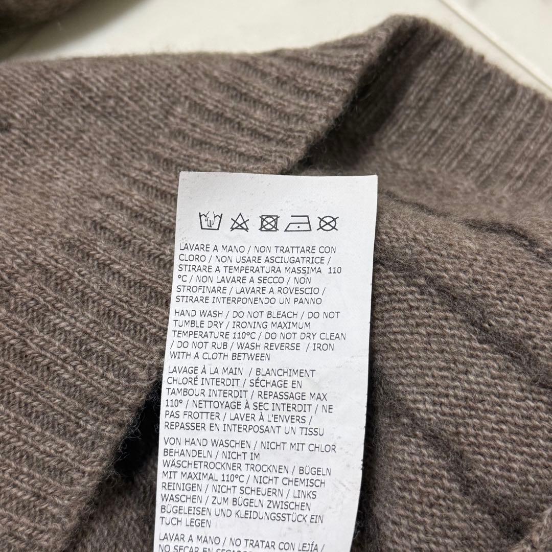 極美品❤️マックスマーラ　ニット　長袖　Ｖネック　ビジュー　ブラウン　近年モデル