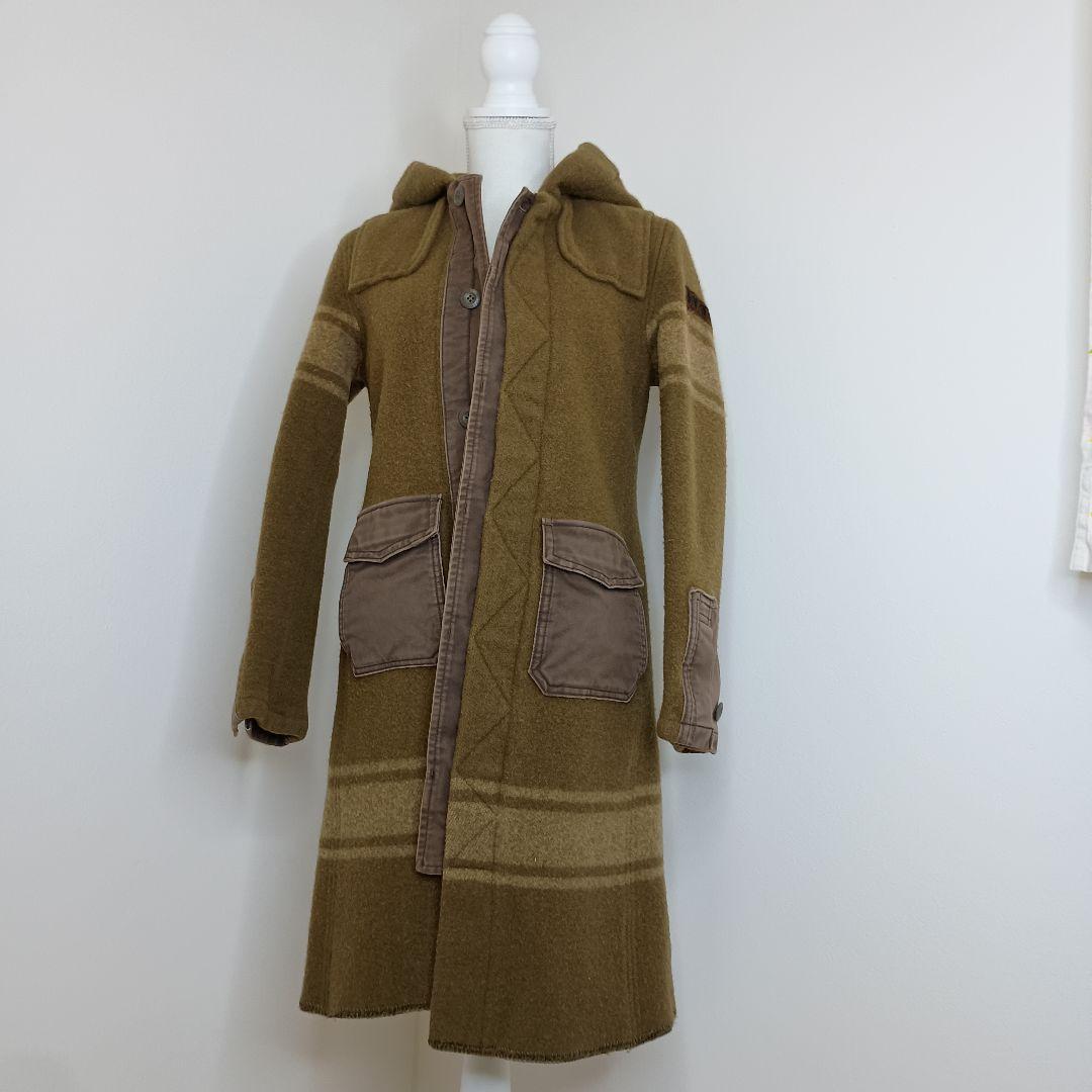 ヒステリックグラマー ダッフルコート カーキ フリーサイズ