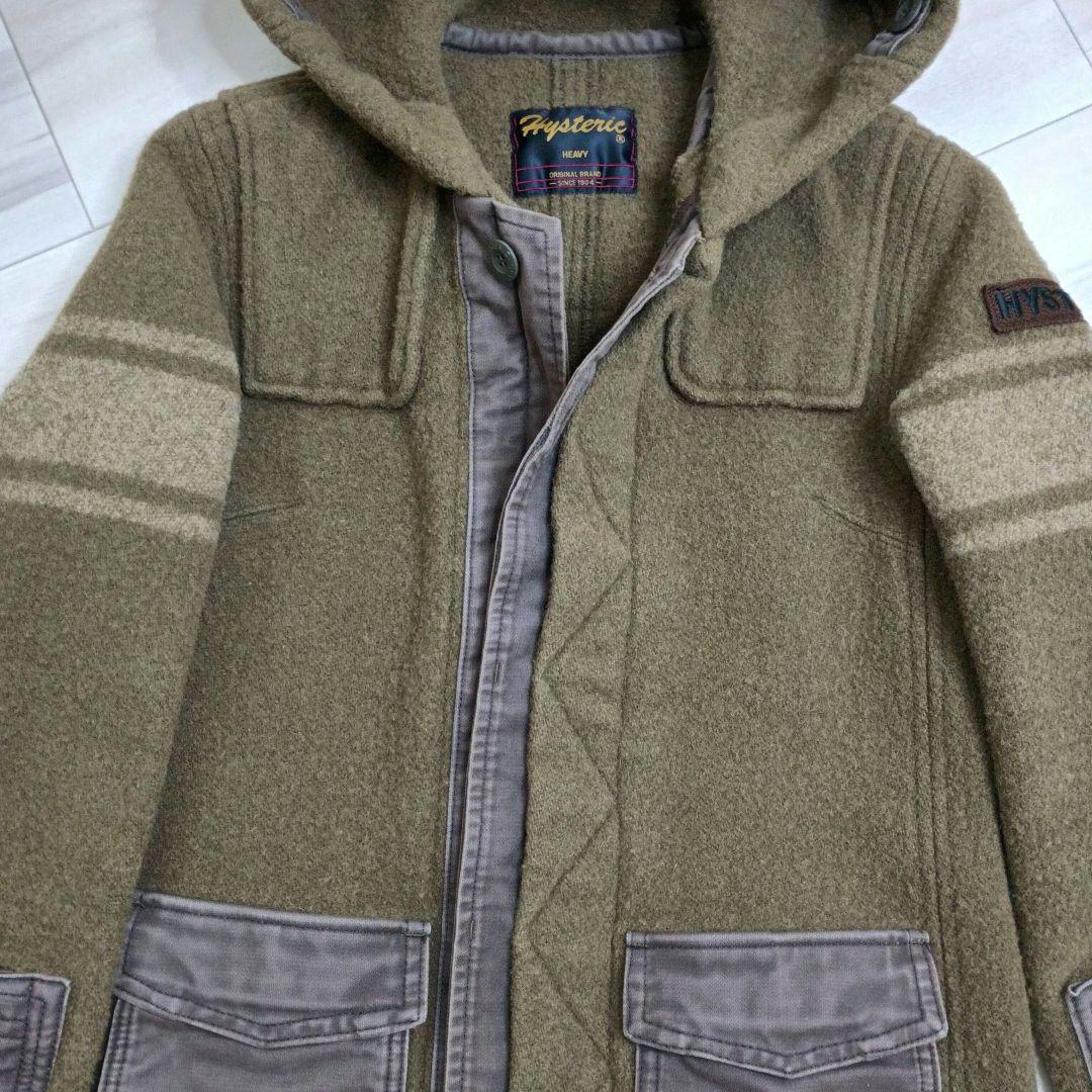 ヒステリックグラマー ダッフルコート カーキ フリーサイズ