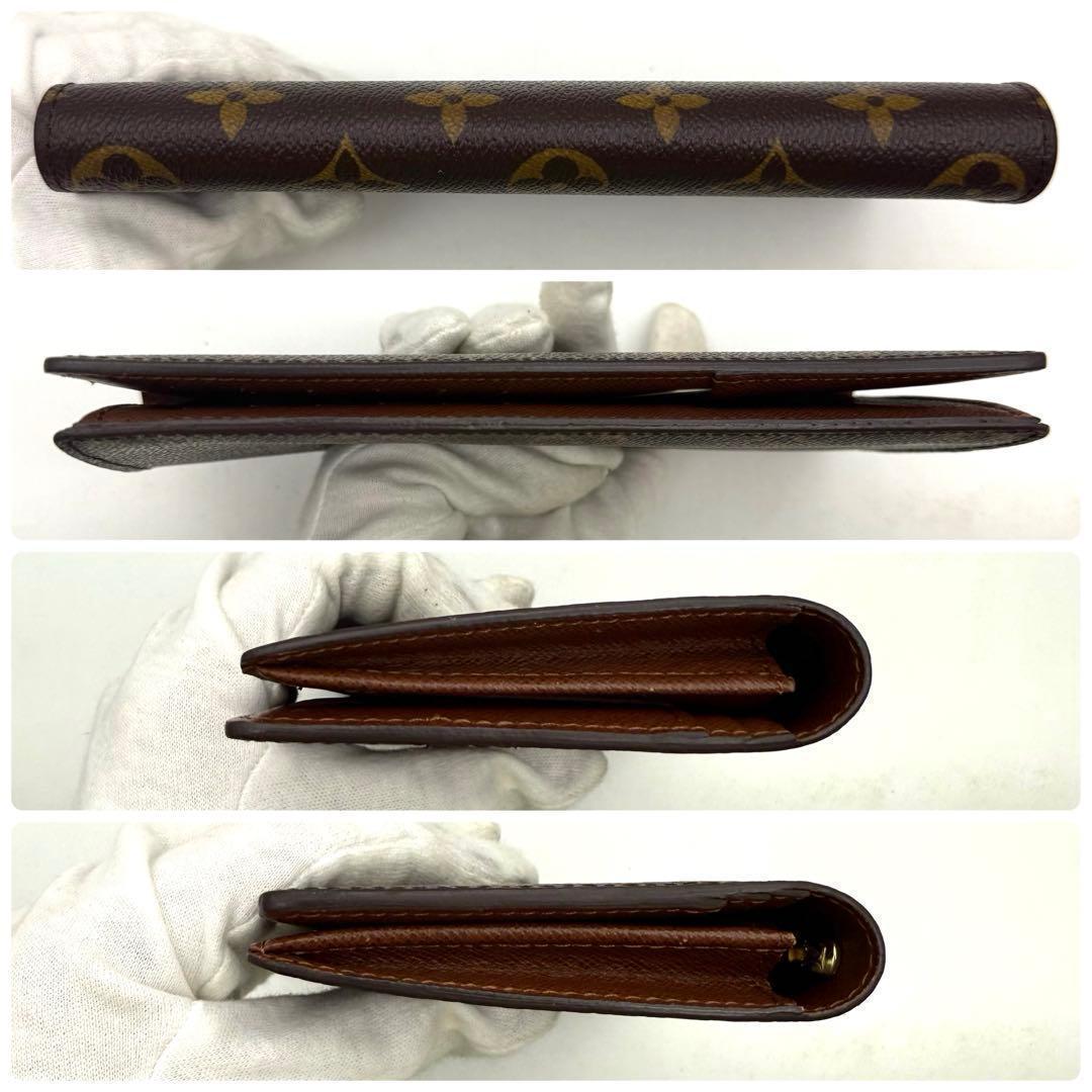 【新品近い】ルイヴィトンモノグラムポルトフォイユブラザ長財布