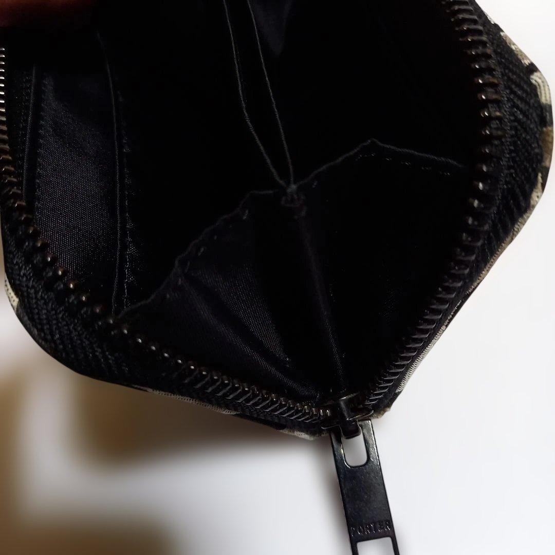 (美品) PORTERギリー マルチケース トライバルカモ &カードケース