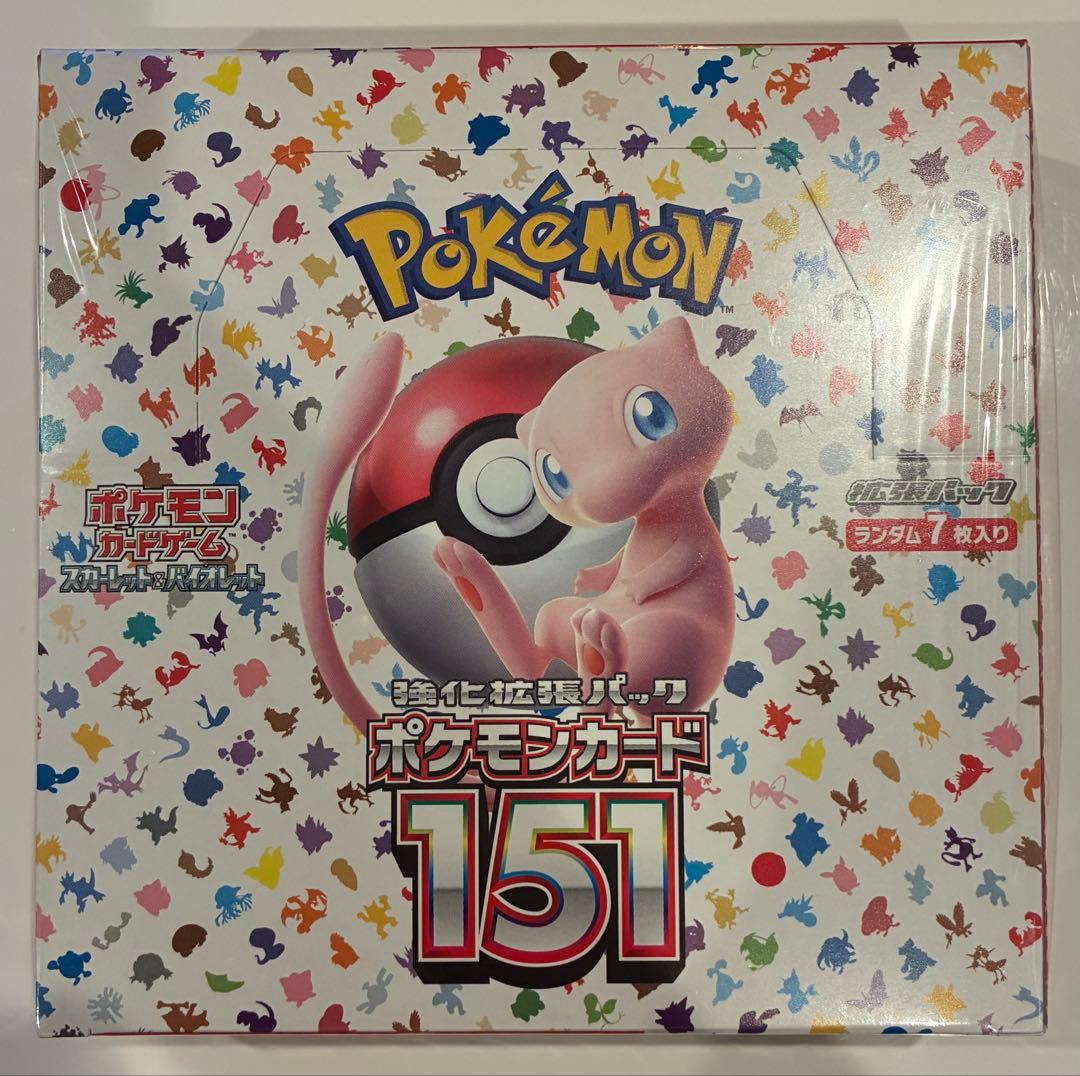 ス*ヨ様 【シュリンク付き】ポケモンカード151 未開封1BOX ①
