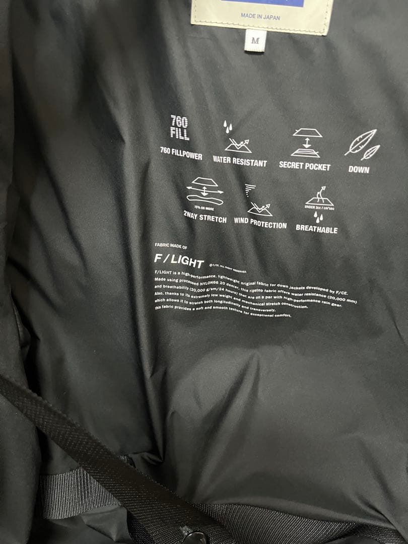 NANGA × F/CE. × Steven Alan ダウンジャケット M 黒