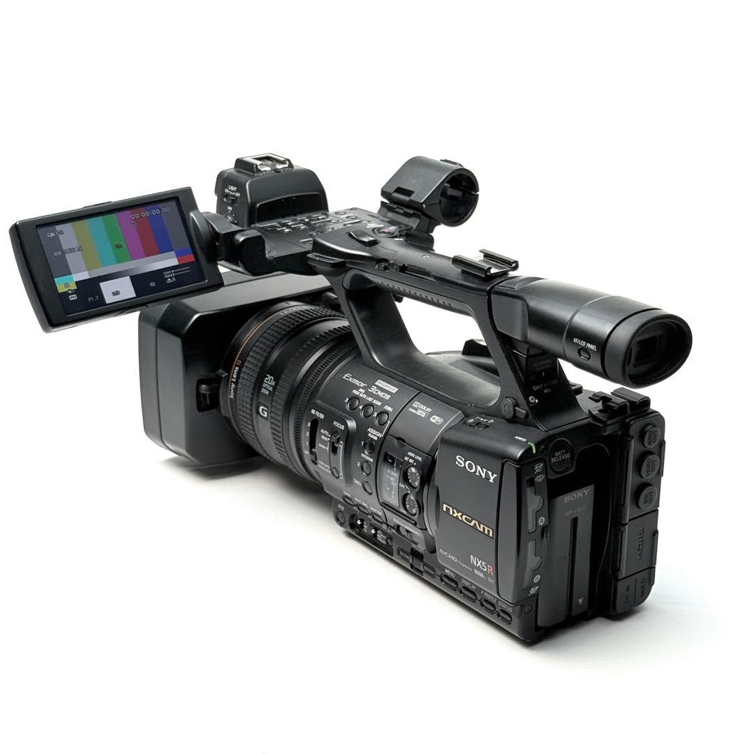 ①SONY NXCAM HXR-NX5R 業務用 ビデオカメラ おまけ有