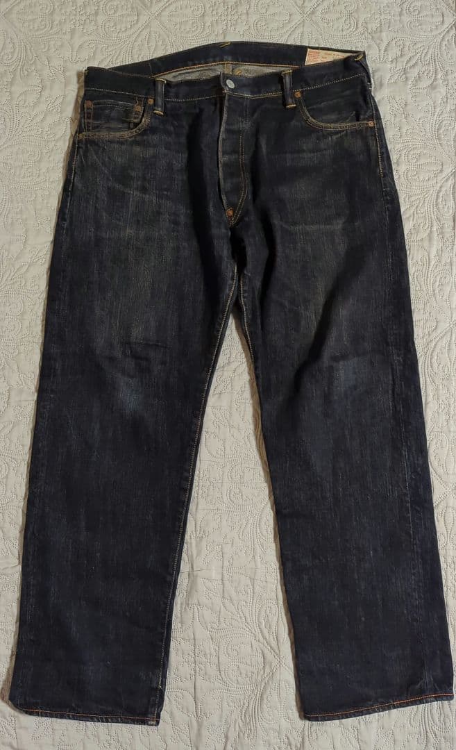 evisu　ジーンズ　日本製　2000　w38 ビッグカモメ　濃紺　ヤマネ　山根