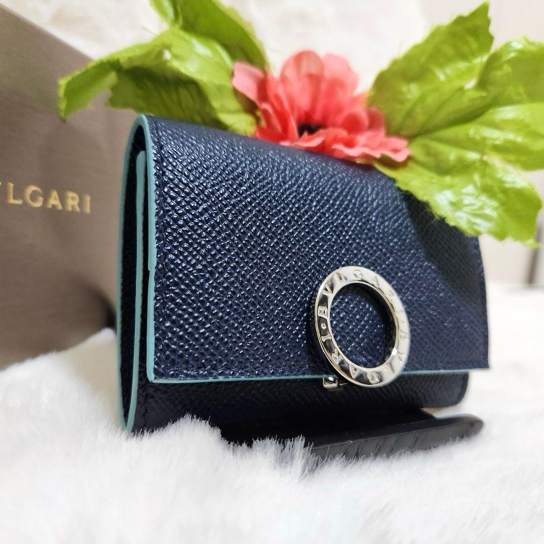 ✨未使用保管品　箱保証書あり✨ブルガリ　ケース　ロゴクリップ　小銭入れ