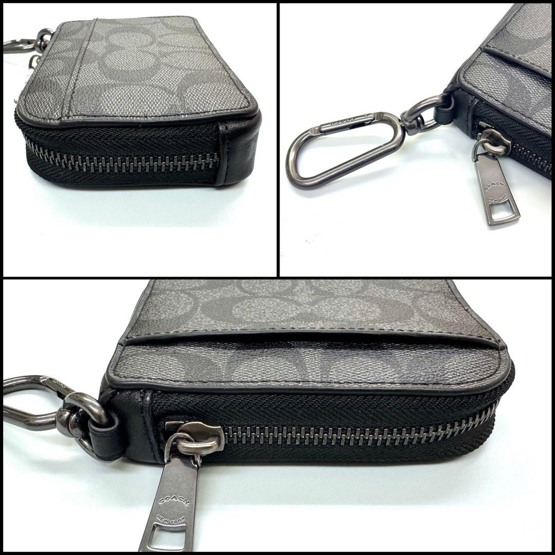 COACH コーチシグネチャーLジップ￼ケース/スマートキーケース