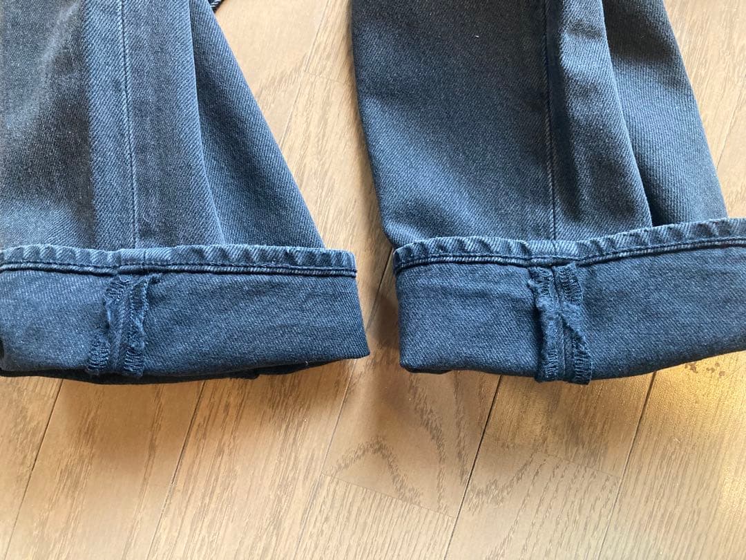 EDIFICE 別注 501ORIGINAL BLACKW32 × L28