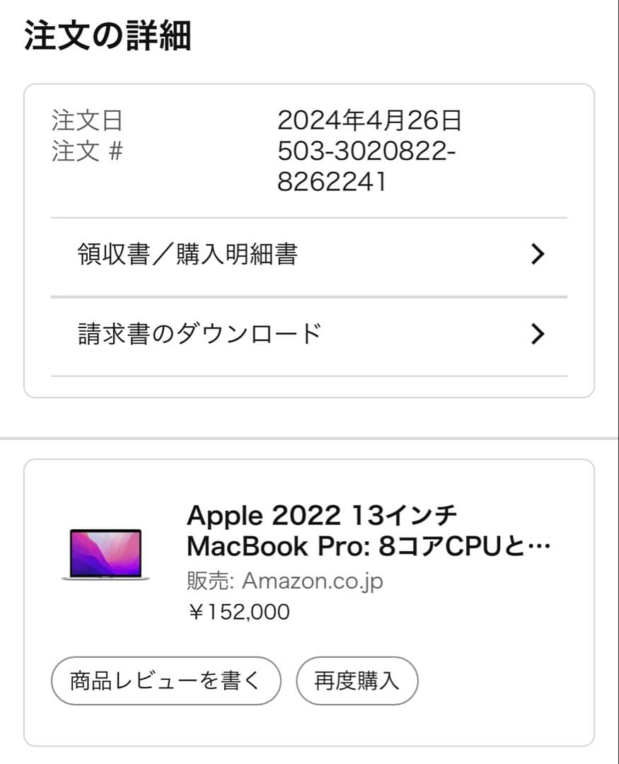 ※訳あり※【超美品】Apple 2022 13インチ MacBook Pro
