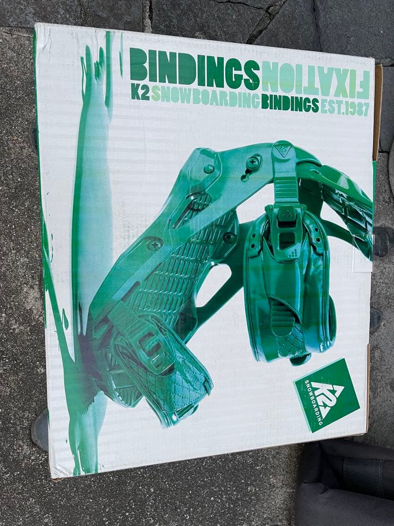 <未使用>K2 ケーツー　INDY スノーボードビンディング ホワイト