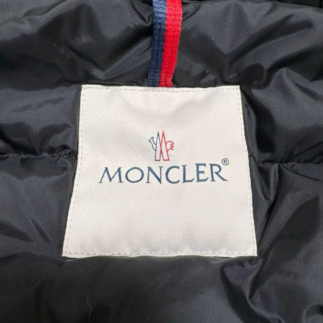 【極美品】モンクレール　ブラベット　フォックスファーダウン　ブラック　0