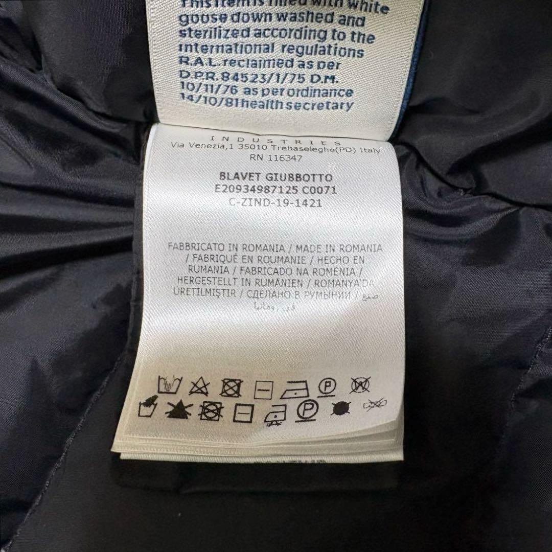 【極美品】モンクレール　ブラベット　フォックスファーダウン　ブラック　0