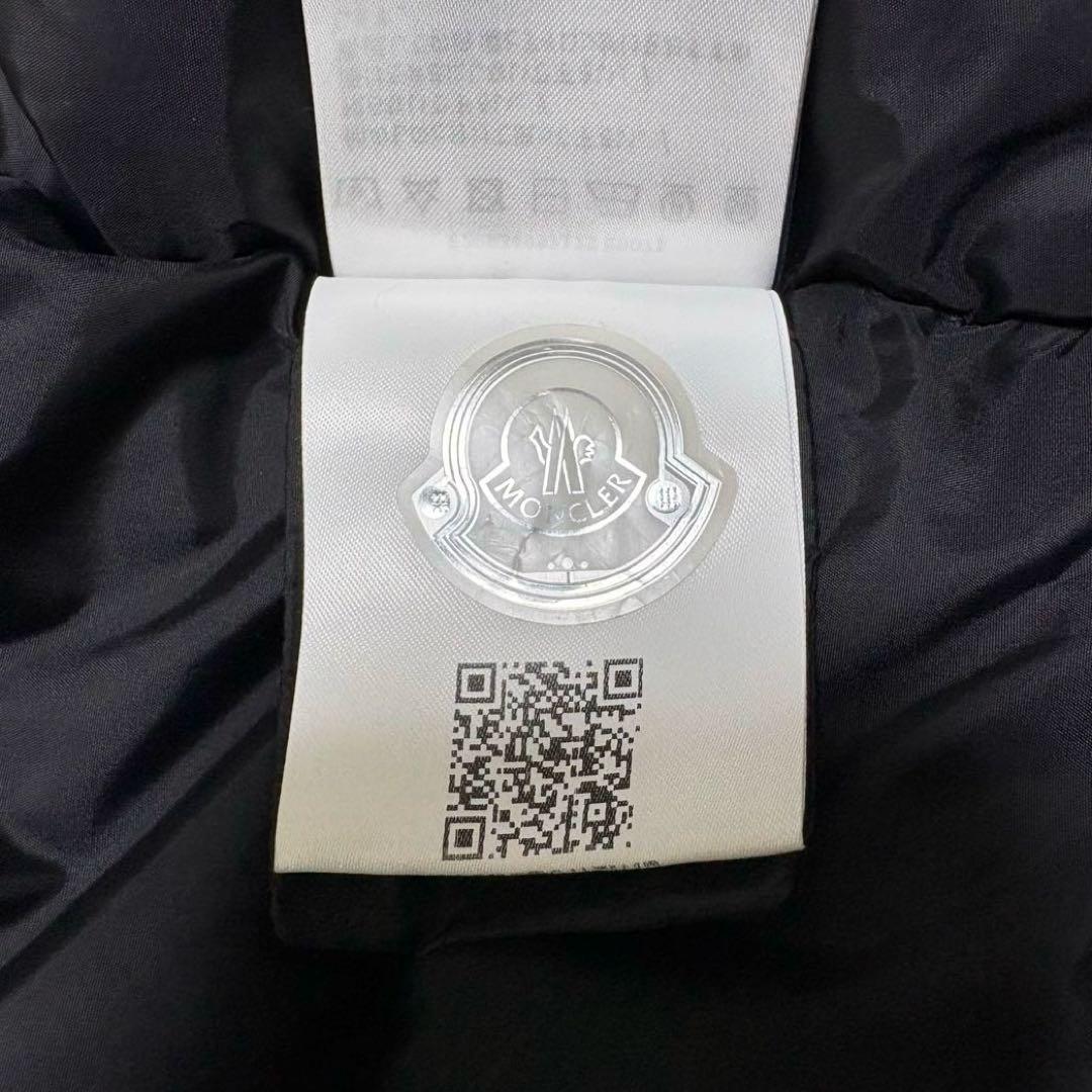 【極美品】モンクレール　ブラベット　フォックスファーダウン　ブラック　0