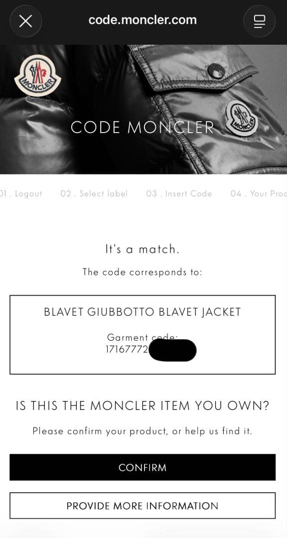 【極美品】モンクレール　ブラベット　フォックスファーダウン　ブラック　0