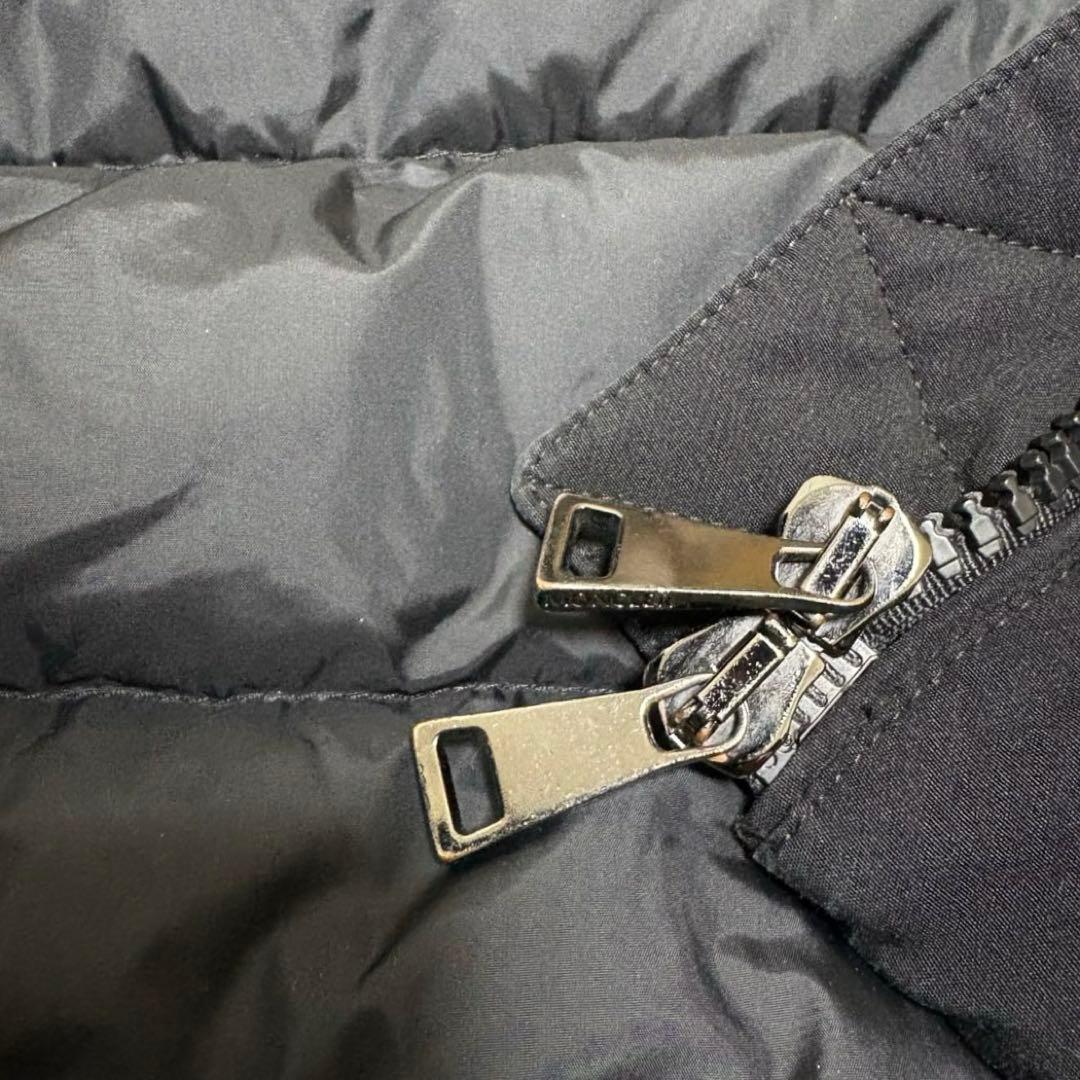 【極美品】モンクレール　ブラベット　フォックスファーダウン　ブラック　0