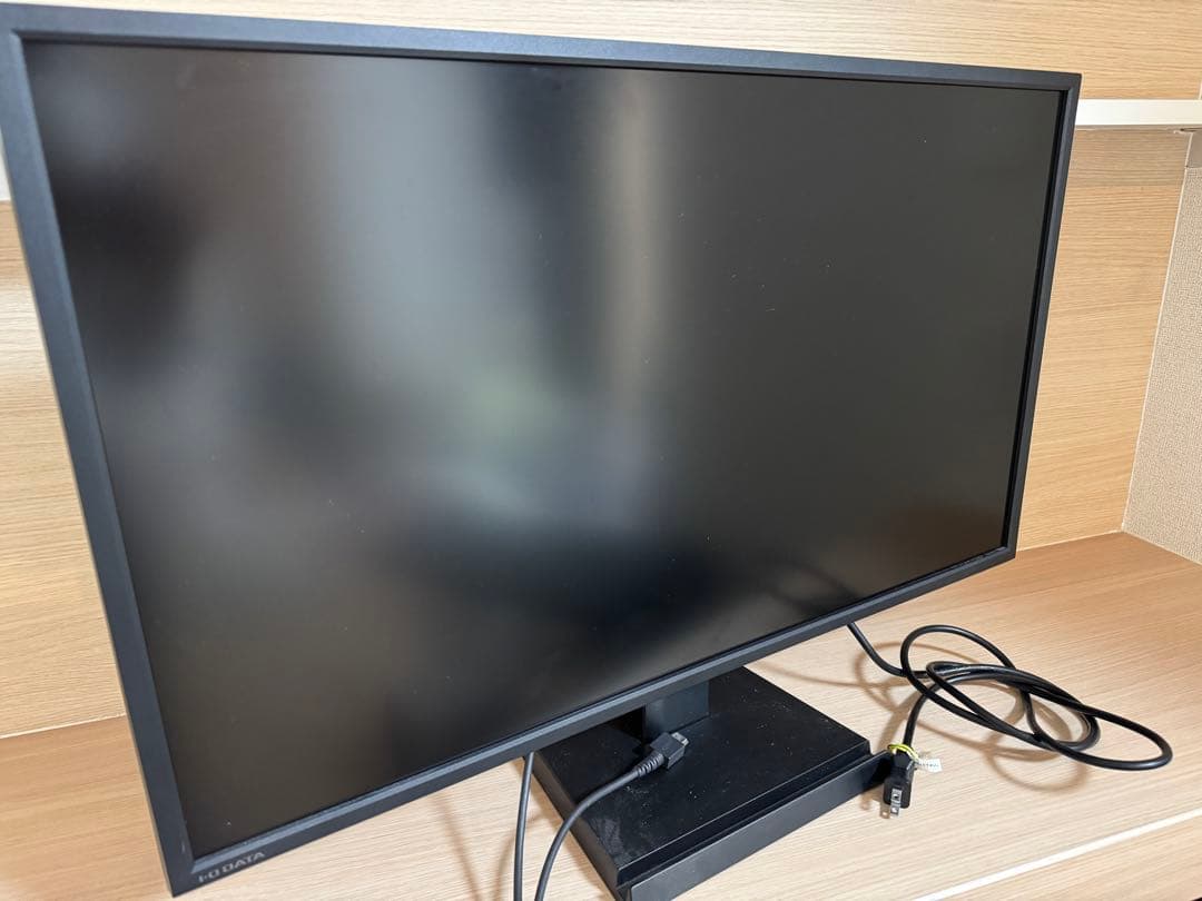 I-O DETA EX-LD4K321VB 4Kモニター 台座 ケーブル込み