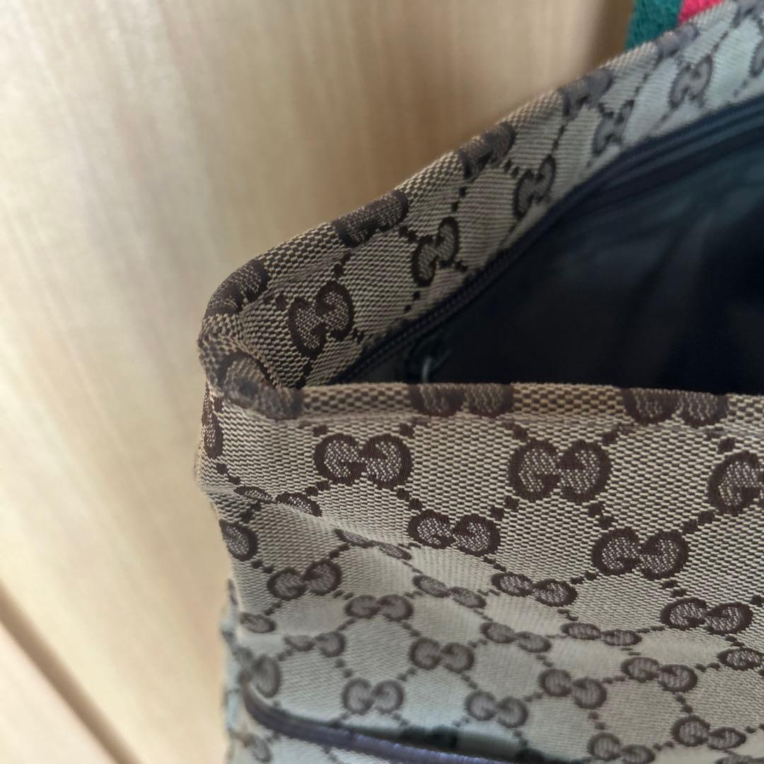 Gucci GGキャンバス　トートバッグ　マザーズバッグ