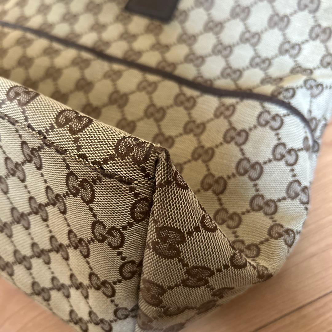 Gucci GGキャンバス　トートバッグ　マザーズバッグ
