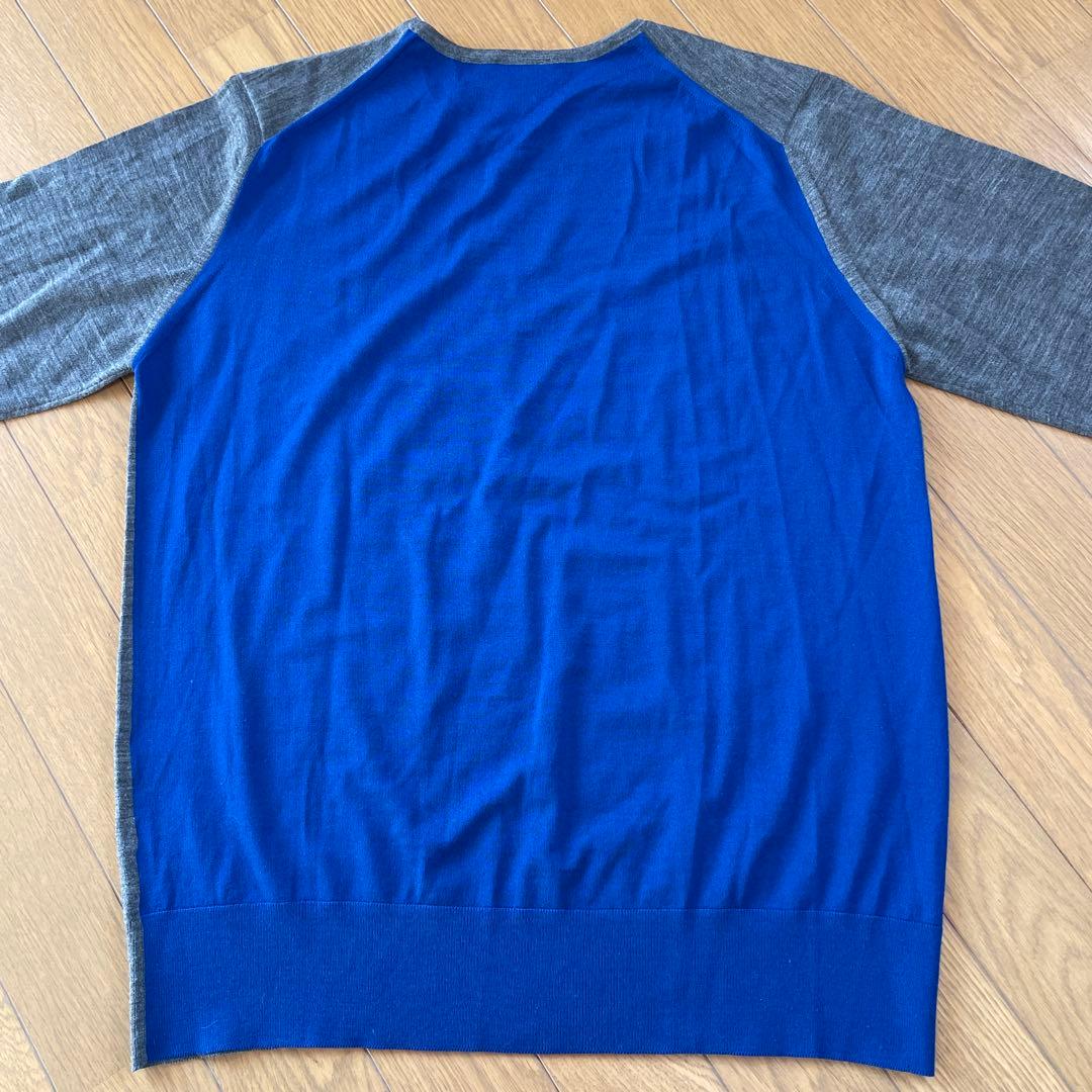 春も着れる美配色　ズッカ　イタリア製ニット　セーター