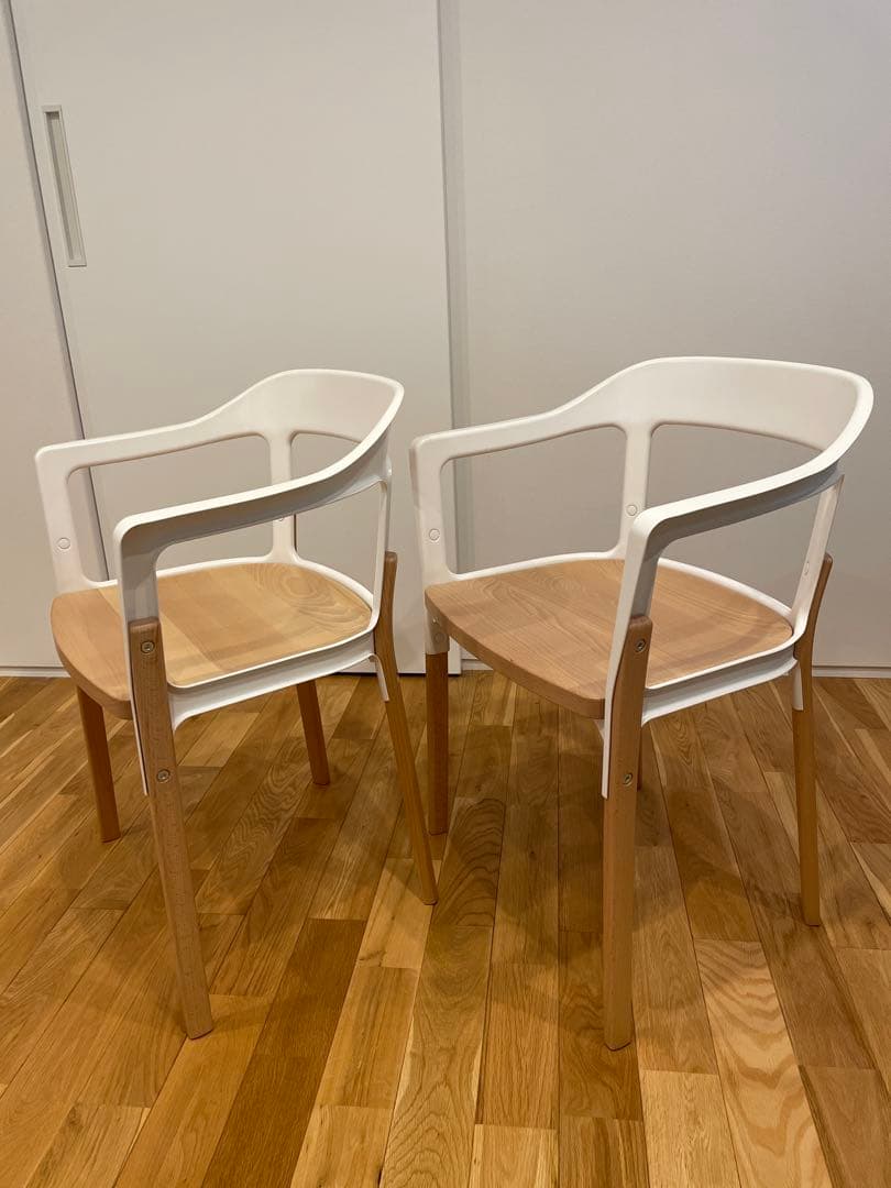 【美品‼︎2脚セット】MAGIS マジス スティールウッドチェア