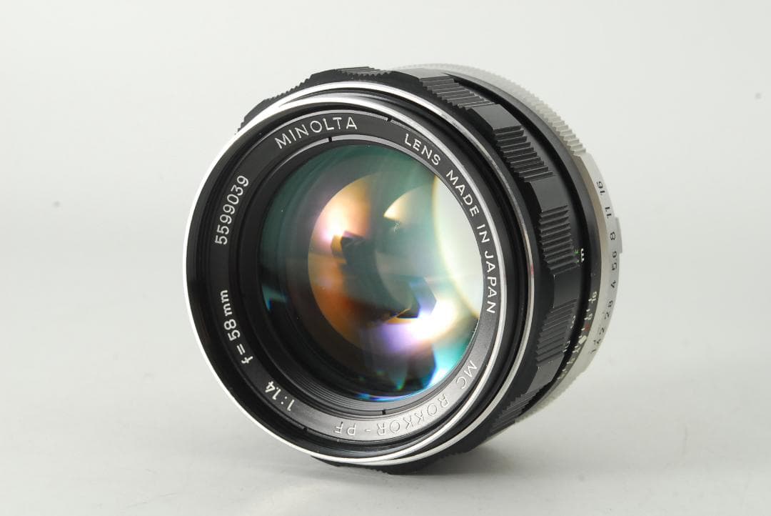 ミノルタ SRT101 & MC ROKKOR-PF 58mm F1.4