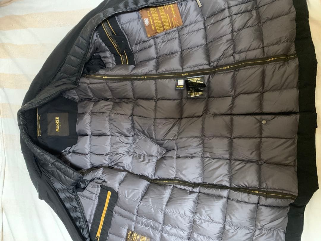 か*ば様 ブラックコート 100% 天然ダウン