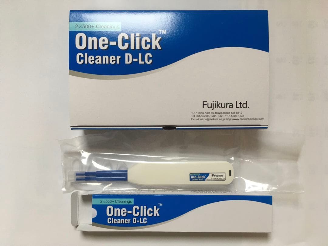 光コネクタクリーナ　One-Click Cleaner D-LC 5個　SC5個