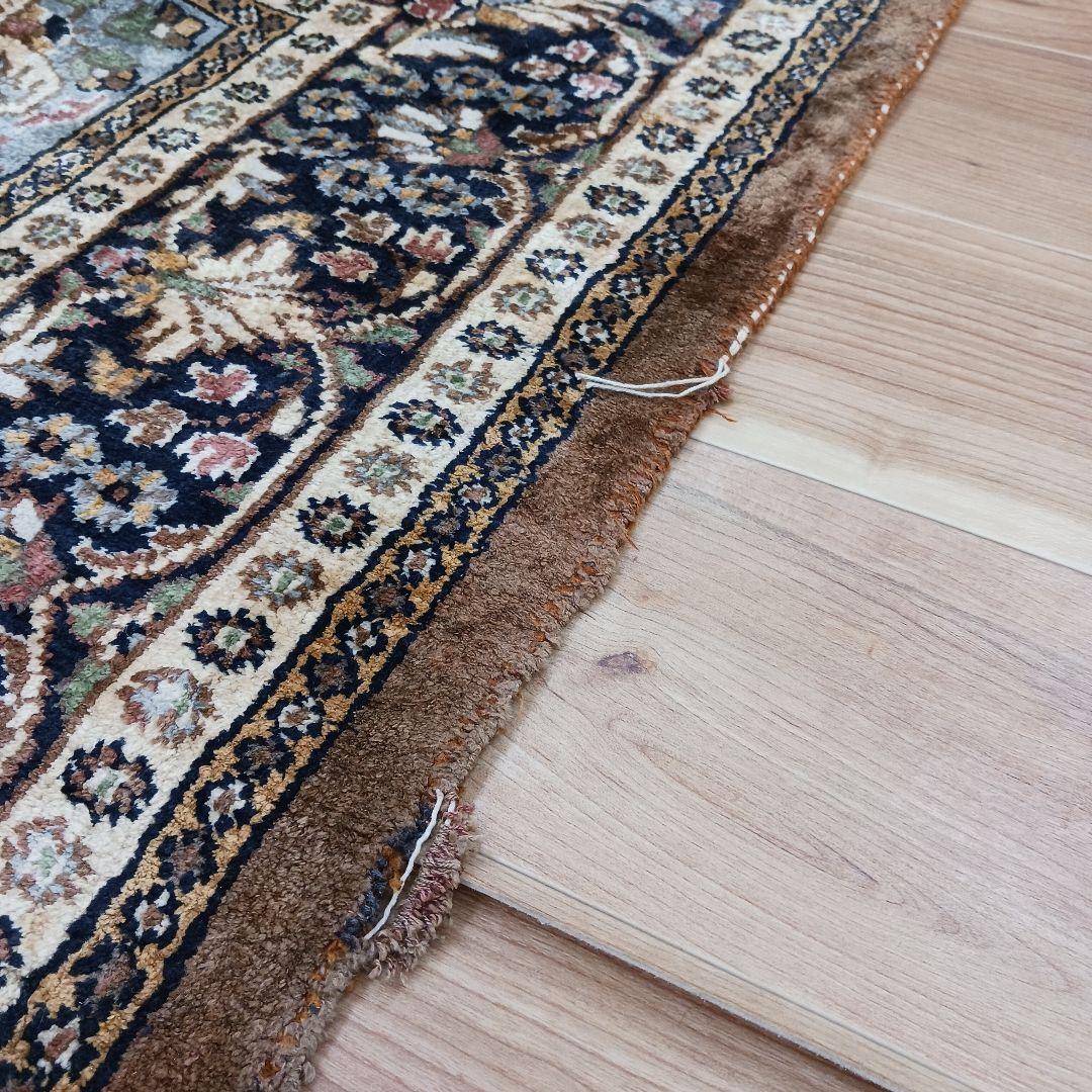 Y3062 インド製 絨毯 ポリエステル 206×150㎝