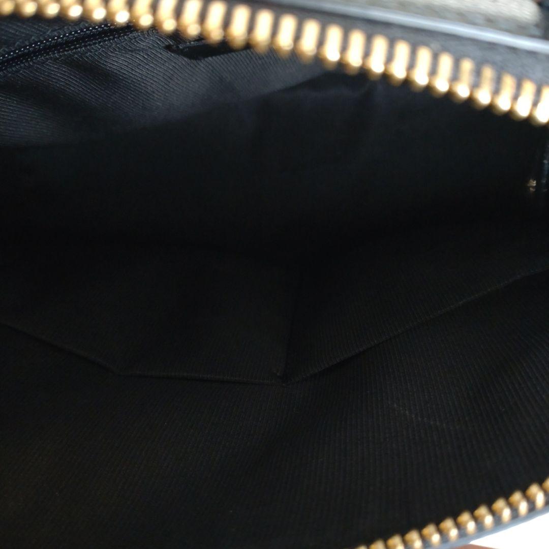 FURLA パイパー　ブラック ハンドバッグ　ショルダーつき