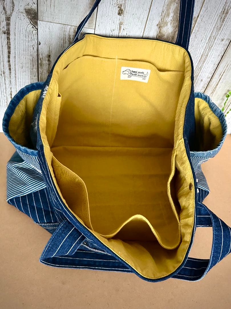 ＊ マザーズバッグ ＊ 旅行 トートバッグ デニム ママバッグ 大容量