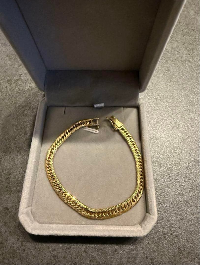 最終値下げ‼️K18 Mカット喜平 ブレスレット 10.3g 16cm 6面ダブル