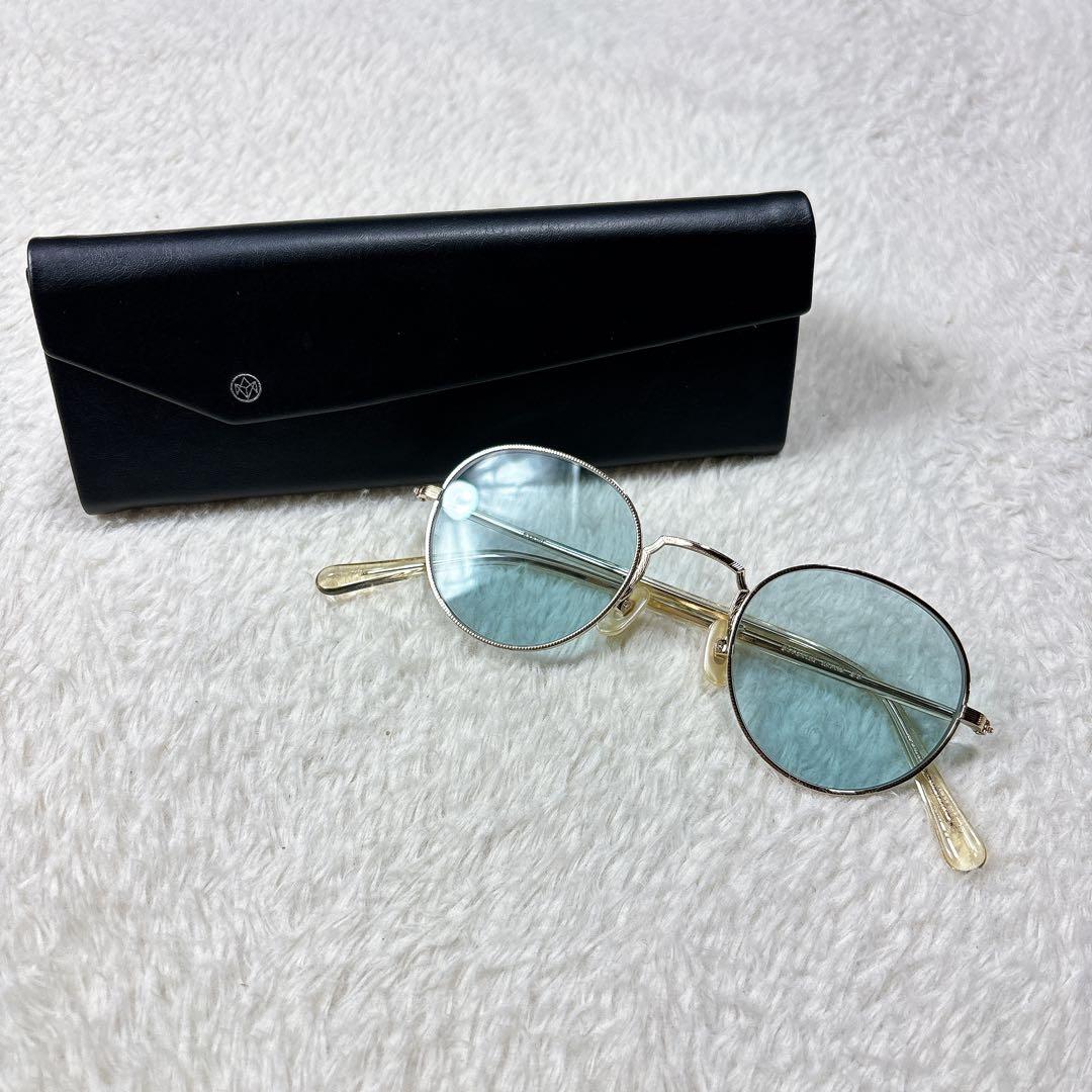 極美品 ayame アヤメ OLDSTAR オールドスター サングラス ゴールド