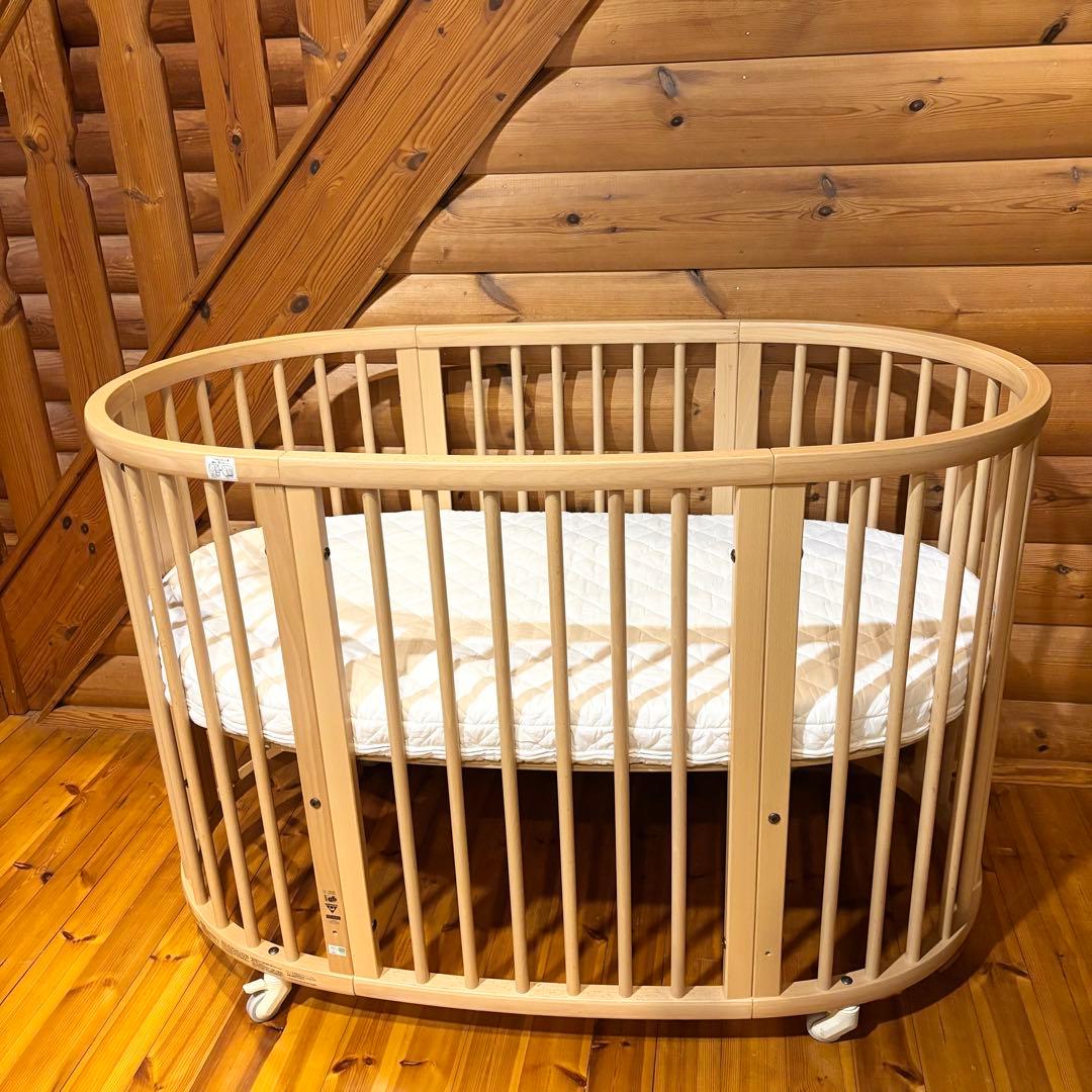 【美品】STOKKE ストッケ スリーピー ベビーベッド ナチュラル