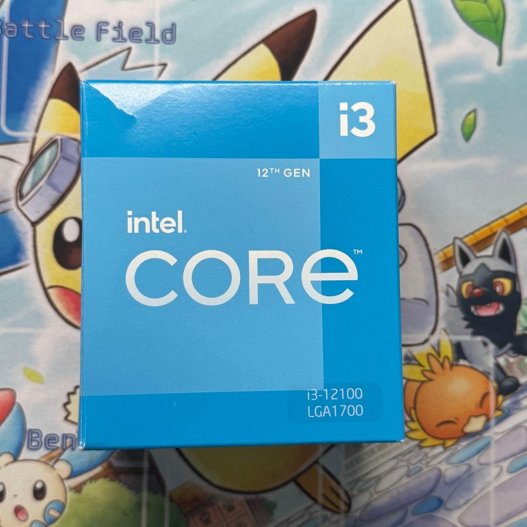 Intel Core i3-12100 12世代 CPU LGA1700 箱付き