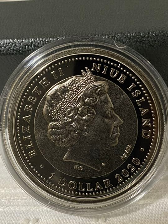 toru　2020　ニウエ　スカラベ　ジャスパー（碧玉）500個限定　銀貨