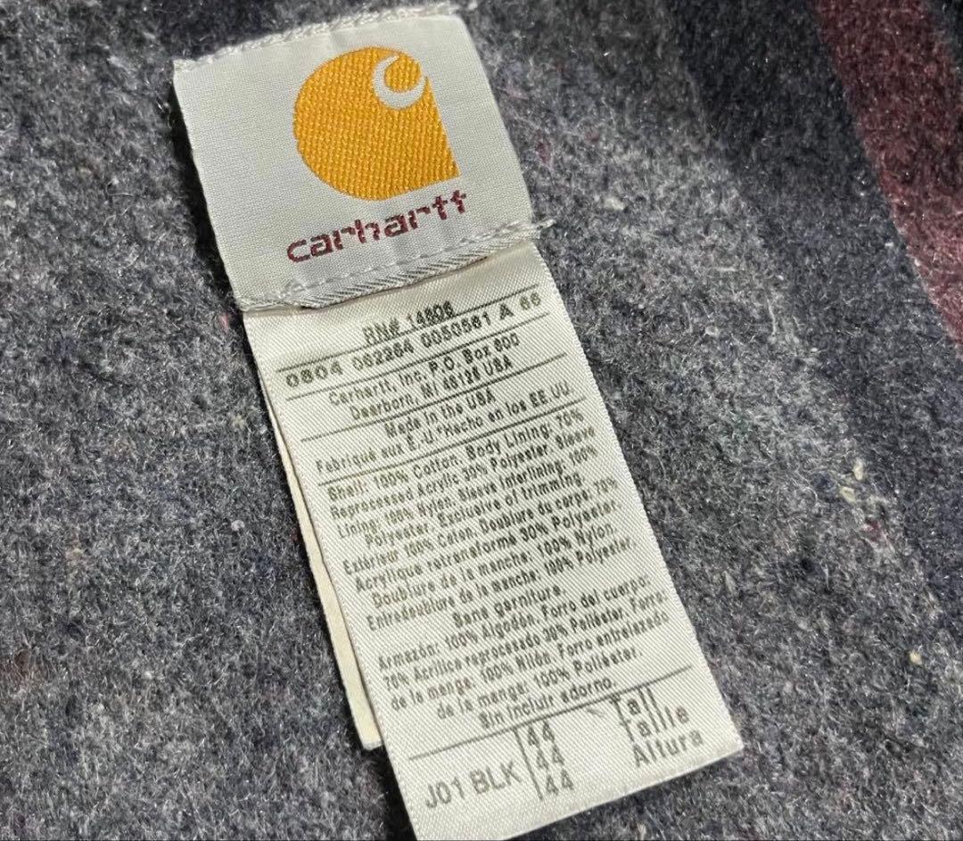 USA製 Carhartt デトロイトジャケット ブラックJ01 BLK